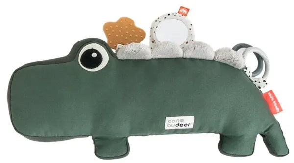 Tummy time activity toy - Croco, Green