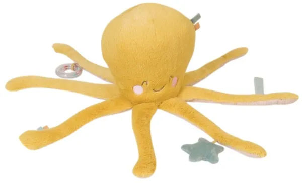Ocean Life large Multi-activity plush - Mustard