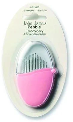 John James Pebbles Assorted Embroidery Needles Size 5/10 16 pcs.
